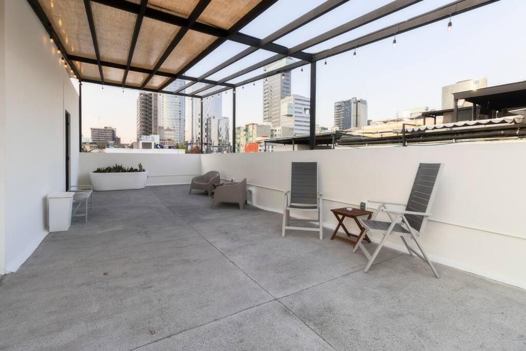 L201 New Apt 1 Bdrm 1 Bath Fits 6 Ac Rooftop Villa Mexico City Exterior photo